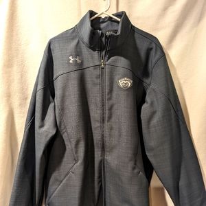 Under Armour ColdGear loose fit wind stopper jacket with an extra wrist closure